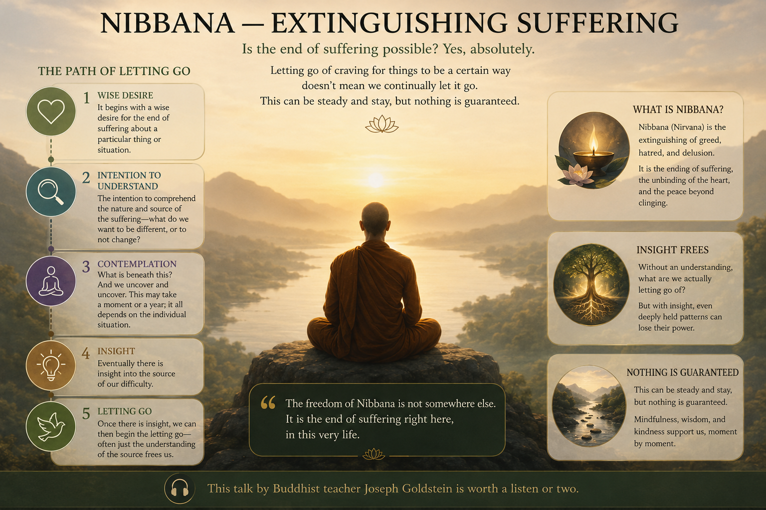 Nibbana — Extinguishing Suffering